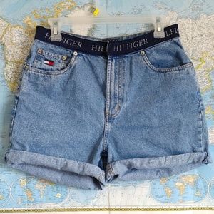Tommy Hilfiger Vintage High Waist Jean Shorts 10